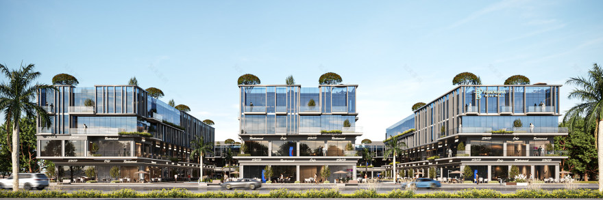 panorma blue mall(全景蓝色购物中心)丨Hafez Consultants-7