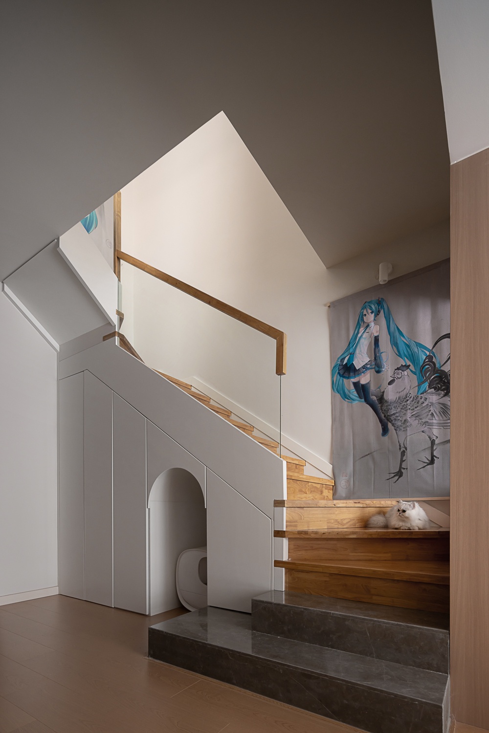 带着猫一起住进 LOFT！丨中国合肥丨黟木空间设计-30