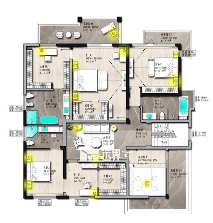 成都牧马山易城桃花苑法式轻奢大宅,演绎诗意生活-112