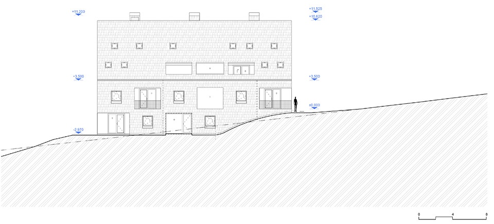 Filipovice 公寓楼,捷克 / CL3 极简主义与传统山墙的完美融合-60
