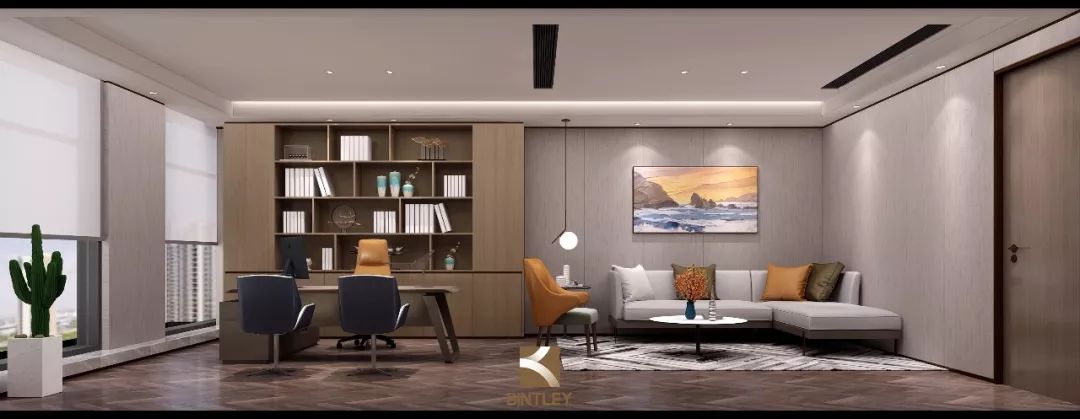 南昌莱蒙都会办公会所——现代简约与自然的交融-19