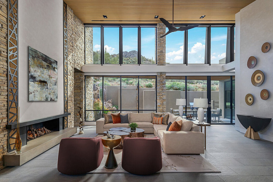 特伦岭住宅丨美国亚利桑那丨Swaback Architects + Planners-2