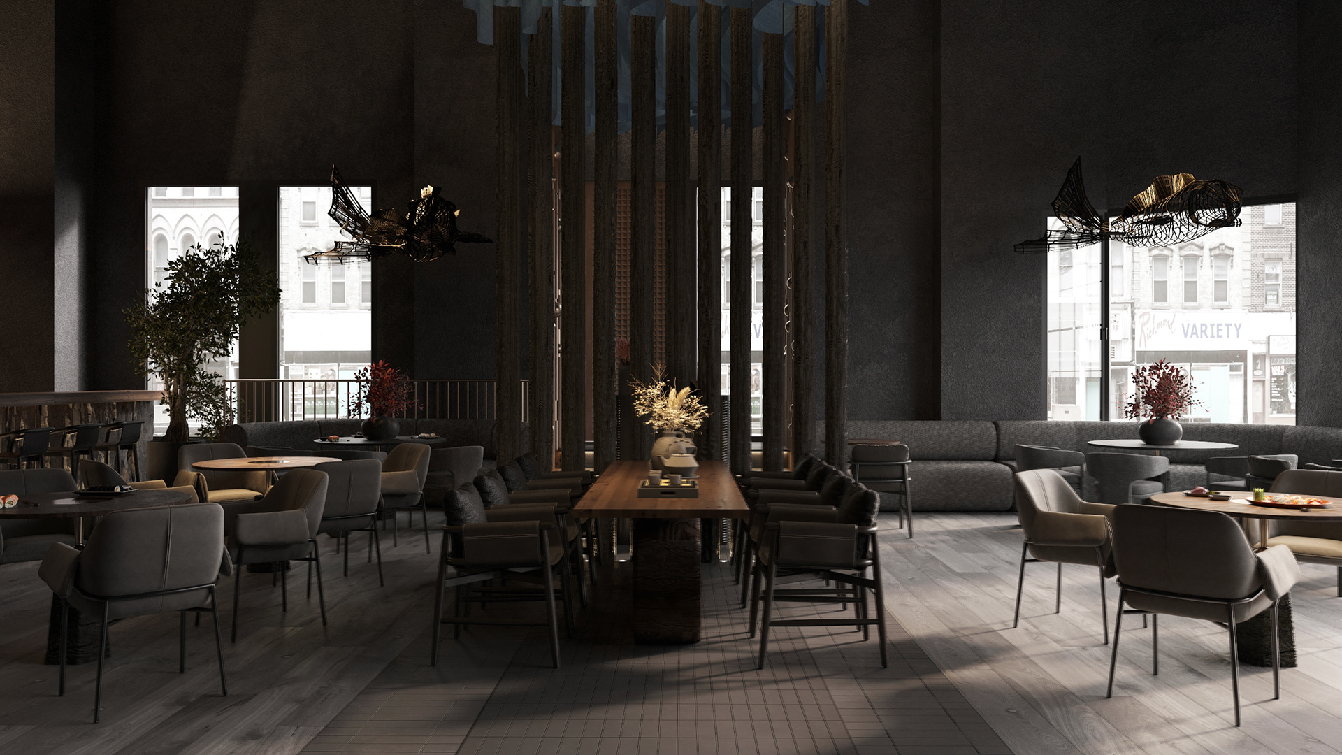 iki Toro寿司吧

注：Iki和Toro可能是特定名称，若有特定背景含义，可根据实际情况调整 丨美国洛杉矶丨Futuris Architects-17