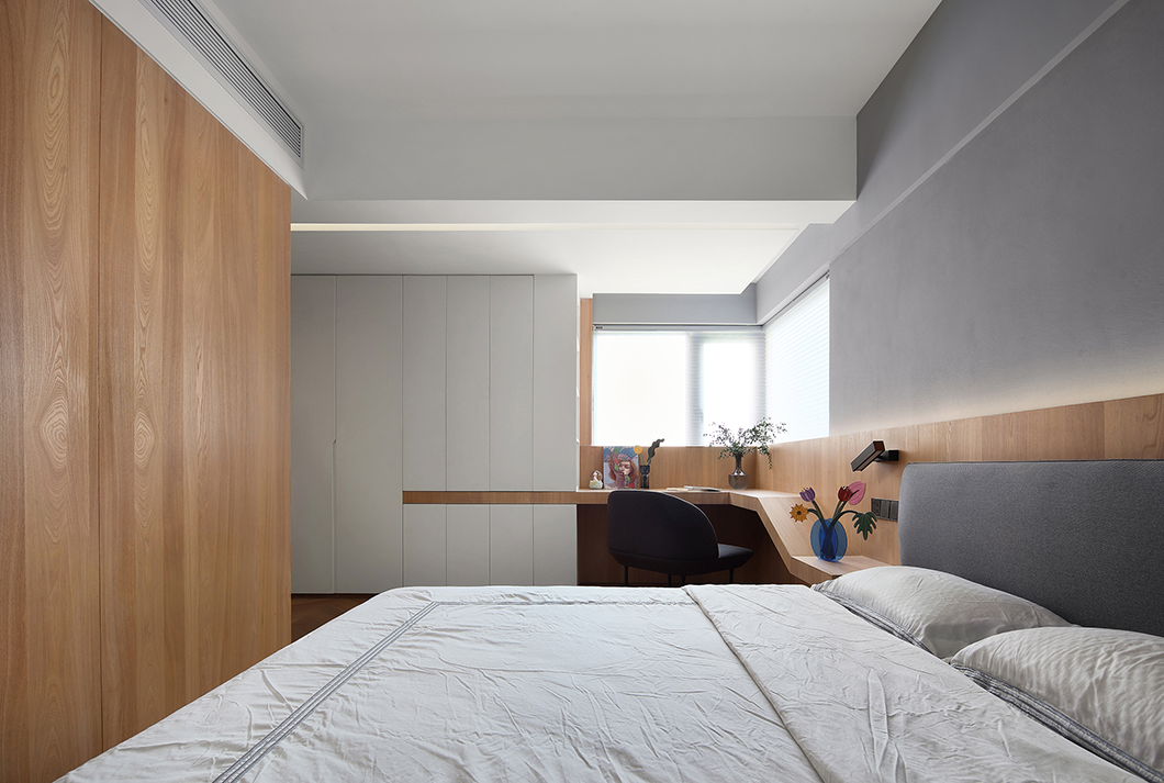 广州极简原木风的住宅-46