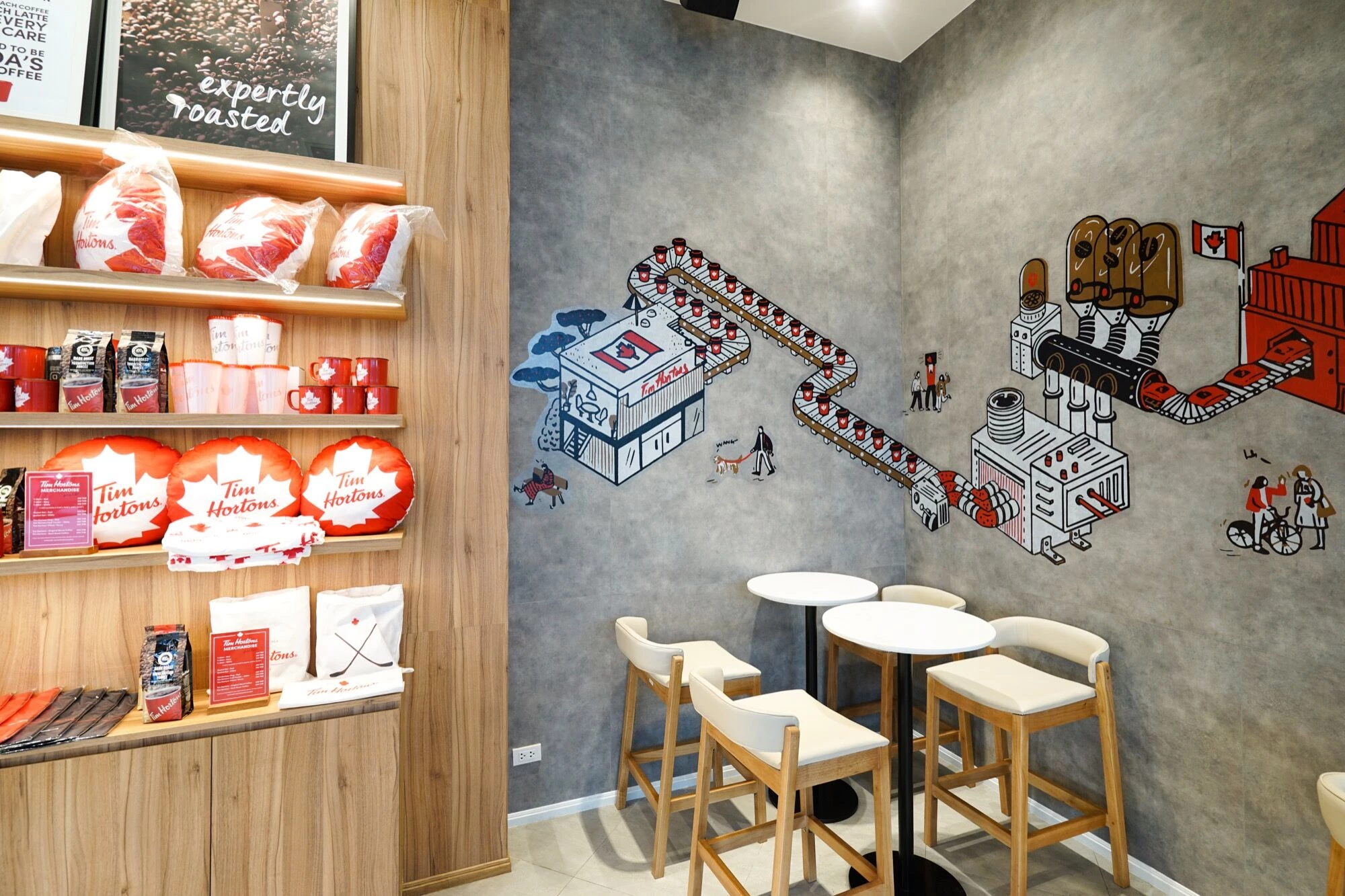 Tim Hortons 泰国店铺设计丨泰国曼谷-9