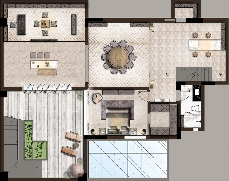 现代中式的幸福之家丨尚层装饰-9