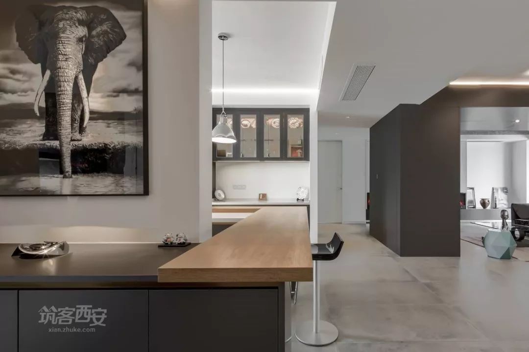 180㎡现代三室改一室,开放空间诠释自由生活-5