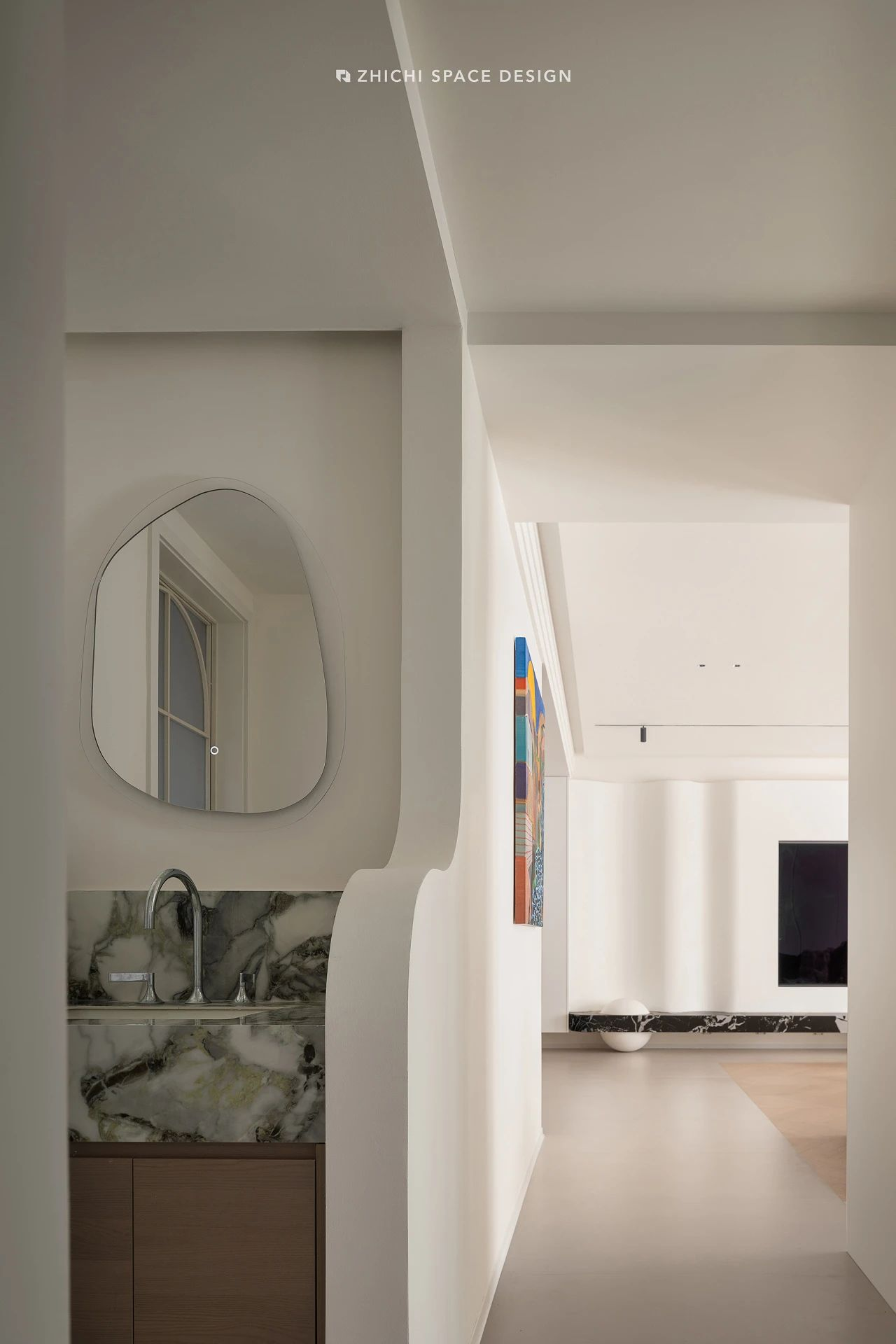 湖北中交越秀知园 128㎡温柔质感丨中国湖北丨武汉咫尺空间设计-15