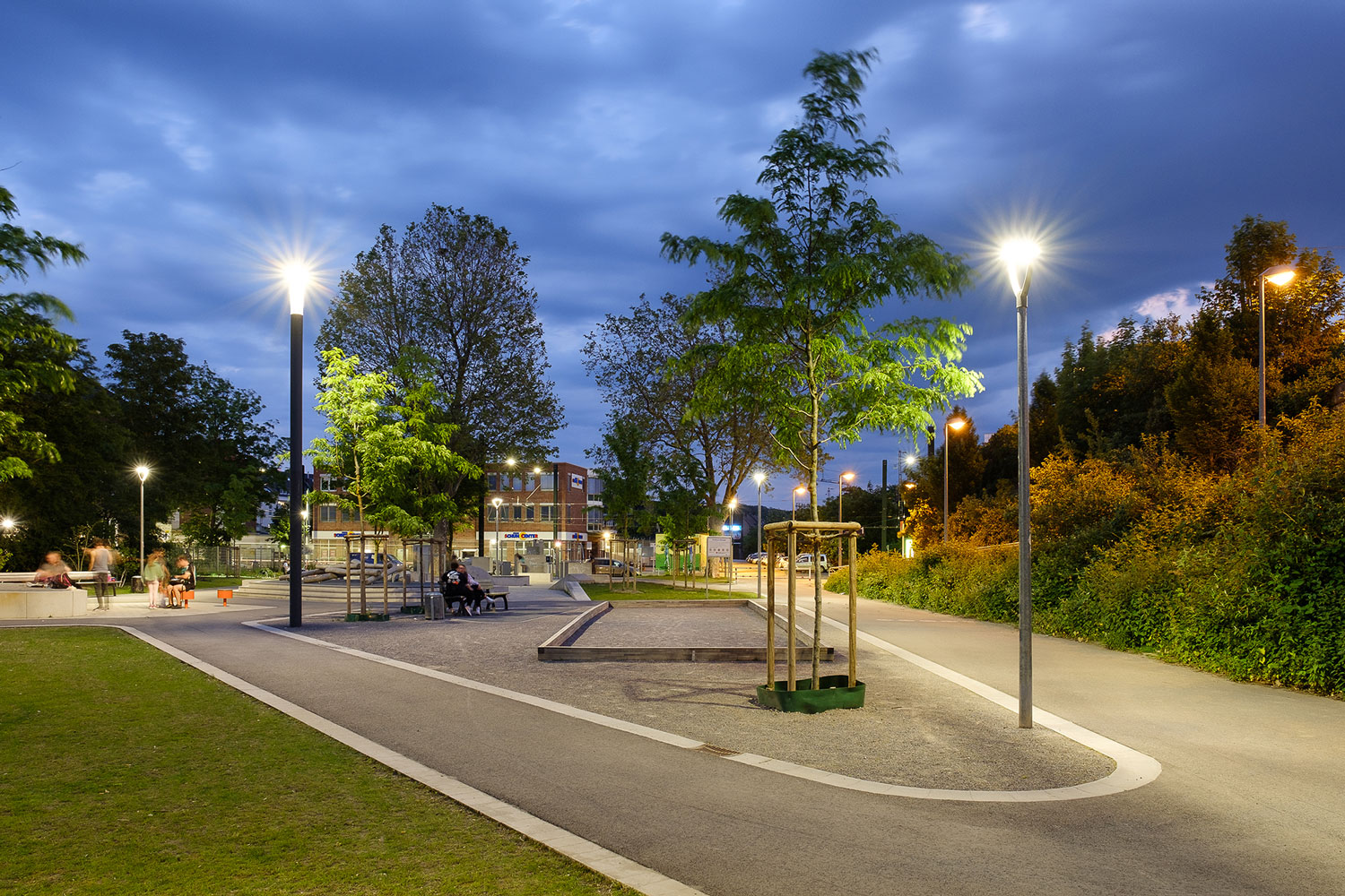 德国达姆施塔特户外空间重塑丨德国杜塞尔多夫-18