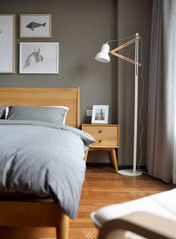 菲拉设计丨平层丨地板上墙 打造原木色北欧风-24