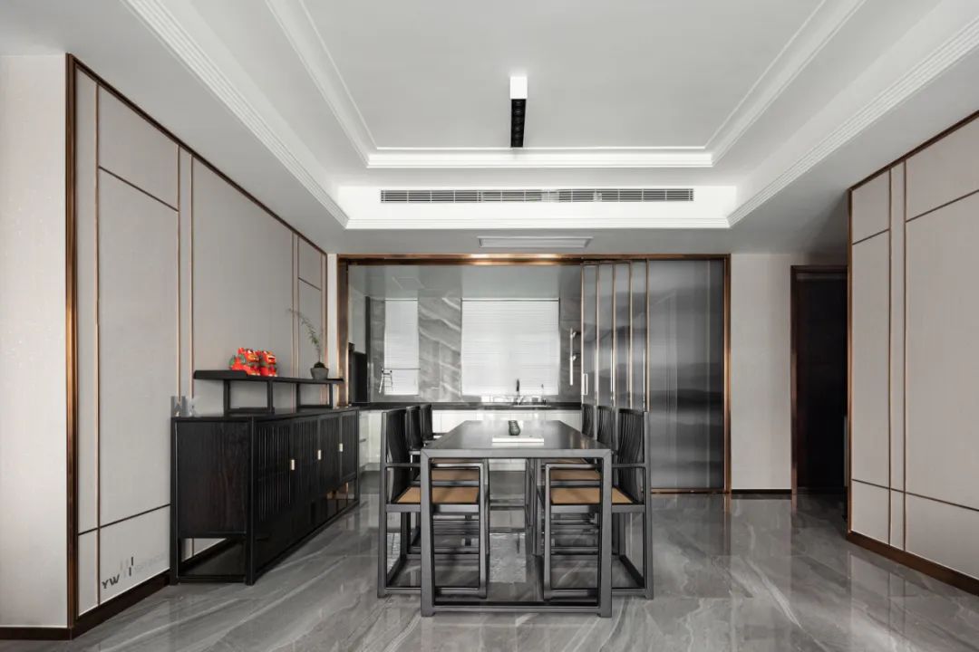 山水嘉庭 · 现代中式风格的精致恬静之家丨又未设计-15