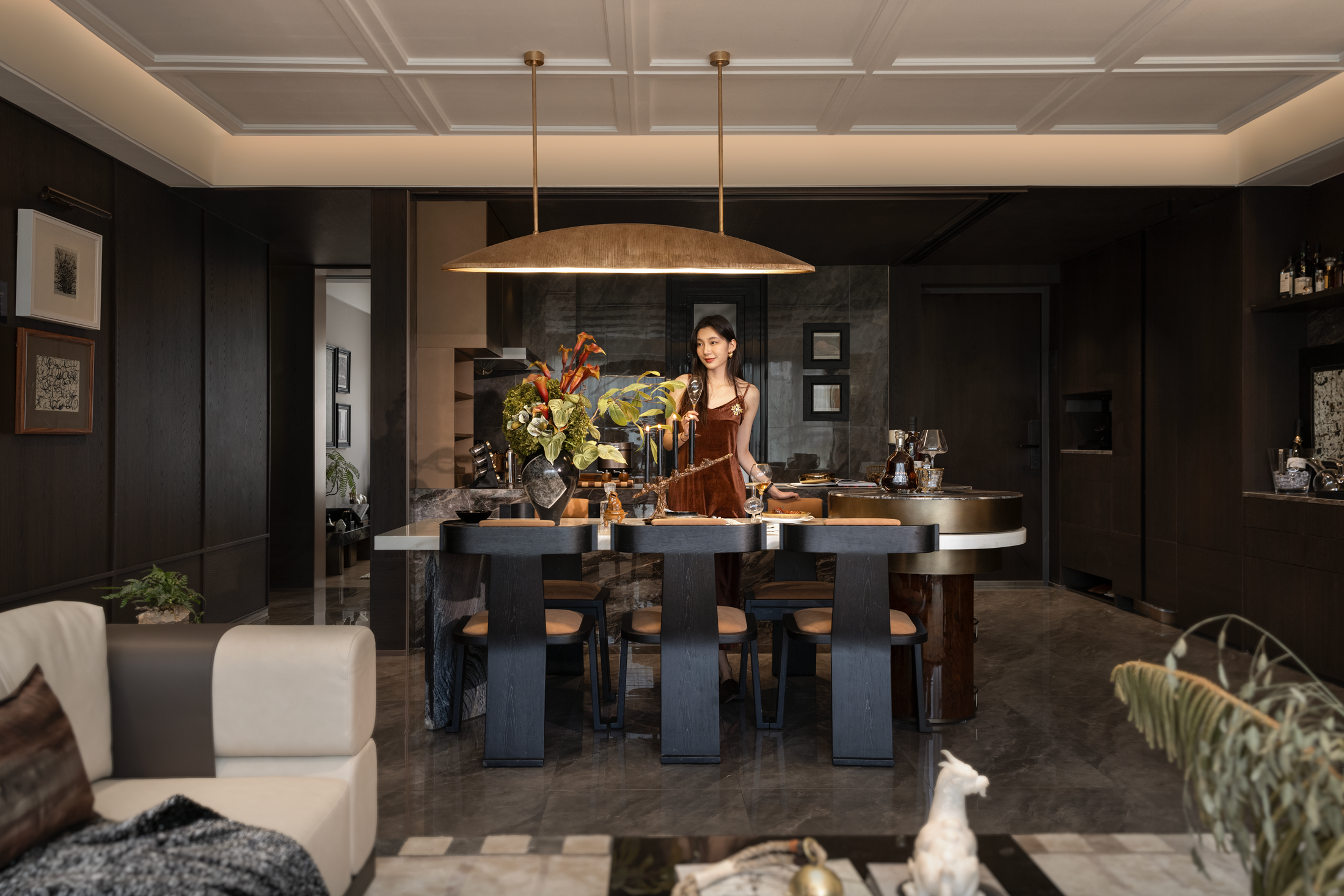 贵阳万科·未来溪地丨中国贵阳丨软装GNU金秋设计,硬装深圳市梵一舍室内装饰设计-45