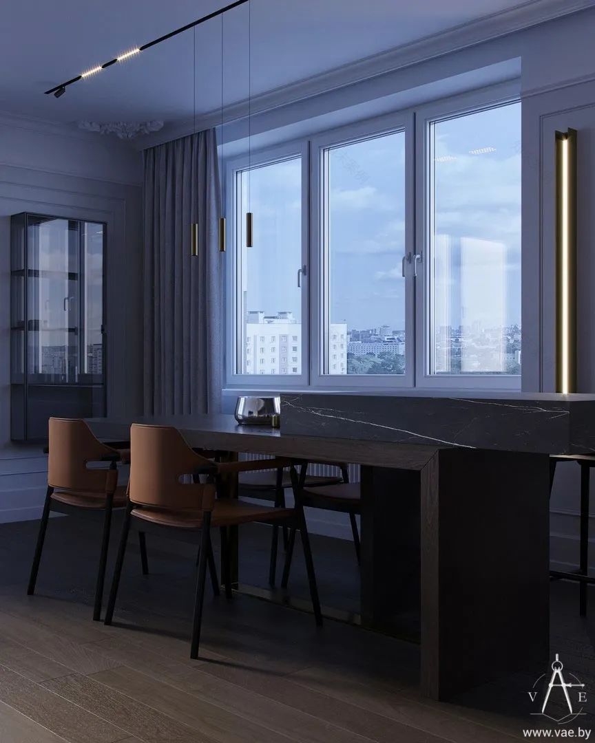 明斯克 LCD“Mayak”90㎡现代雅居,绿色木色添温馨-47