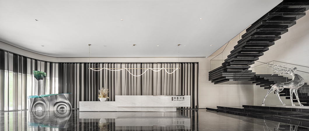 哈尔滨中海·天誉售楼处 | 简约纯粹的精神乐园-17