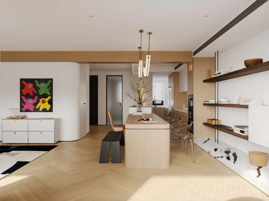 田野伏特加 · 自由风的 160㎡治愈空间设计丨中国天津丨DEEP WHITE-31