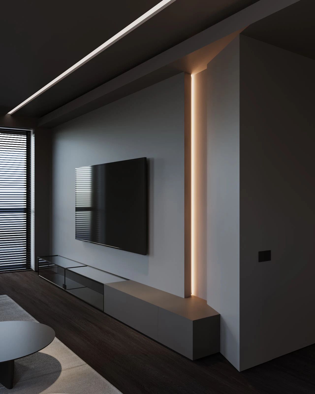 97㎡黑色调公寓设计-15