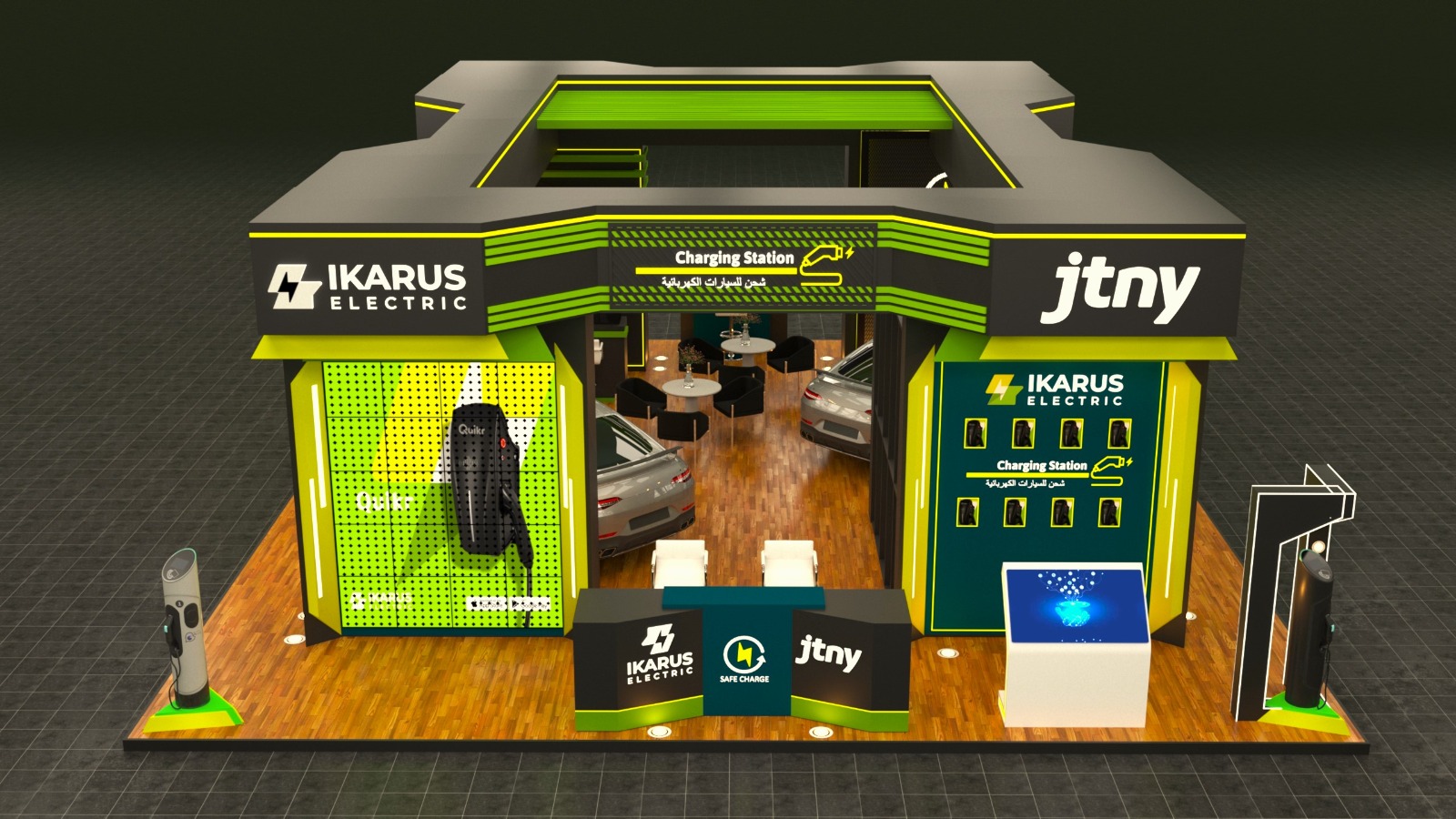 IKARUS & jtny booth-13