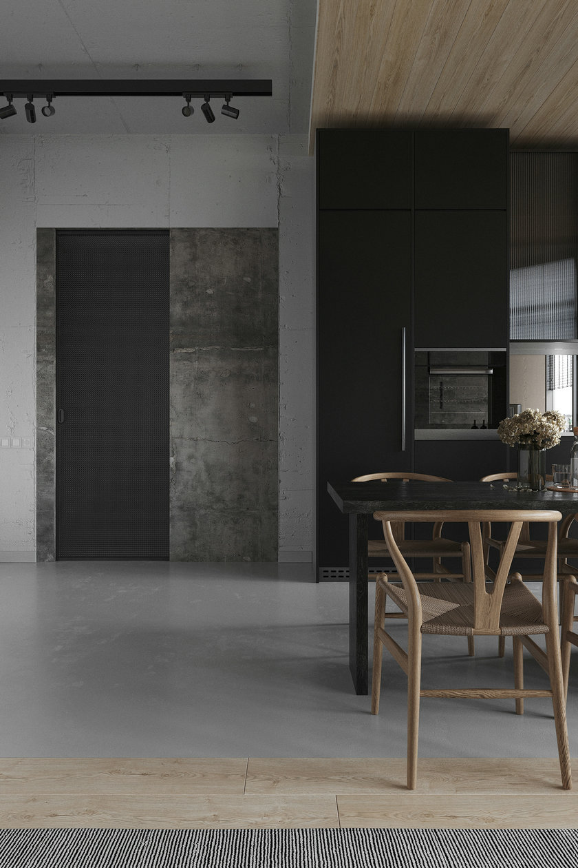 灰色系小空间公寓设计-8