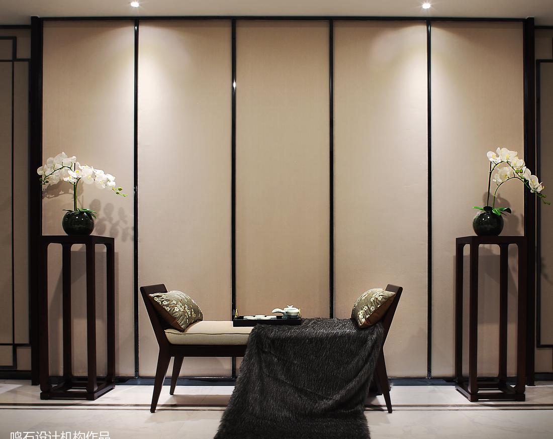 鸣石设计机构丨别墅丨鸣石(国际)设计机构(新中式)-8