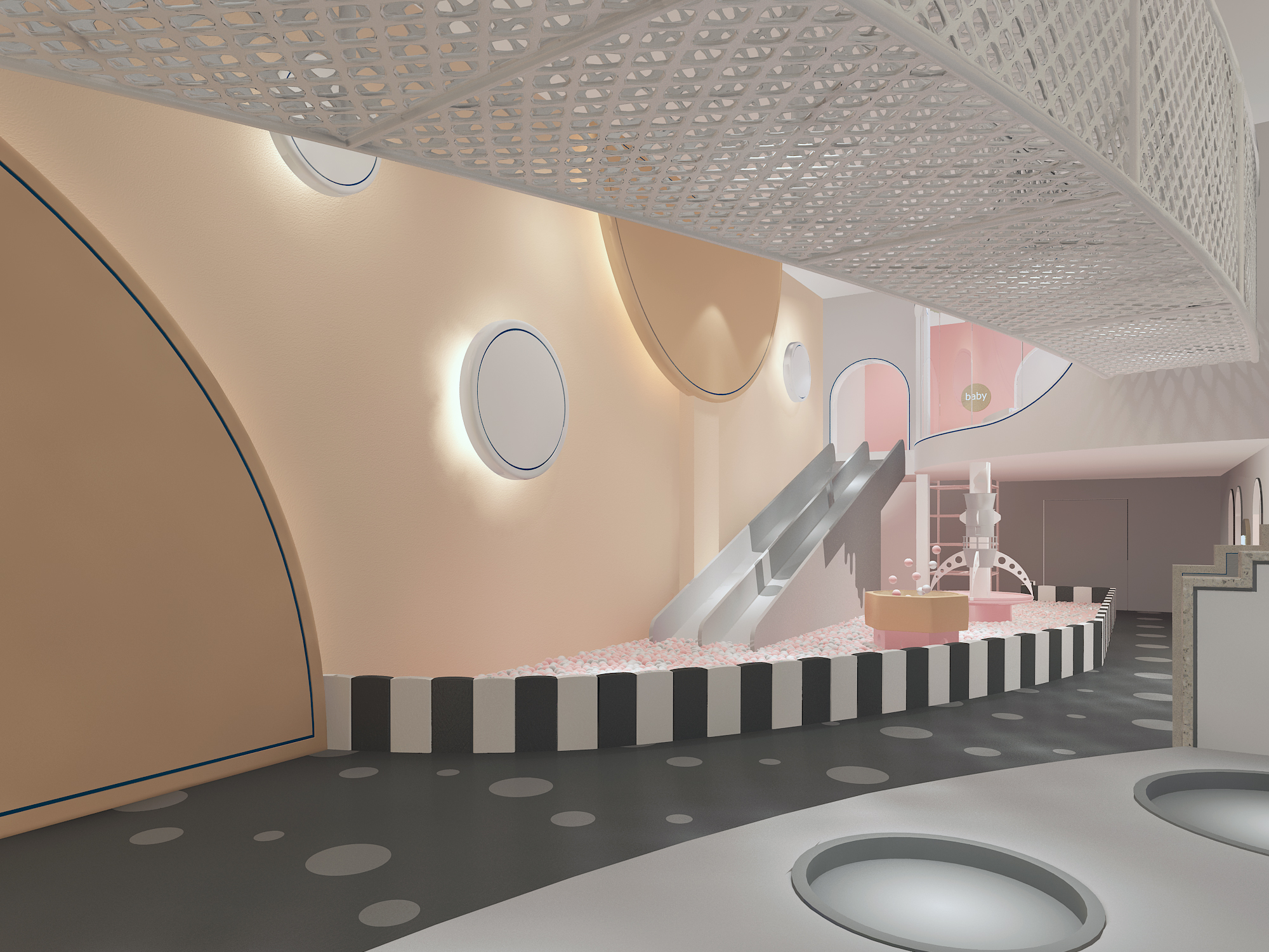 MAMA KIDS 亲子餐厅丨中国天津丨SURP 商业设计-18