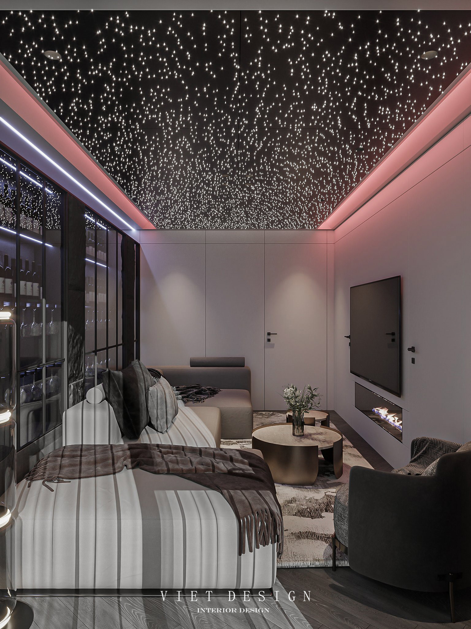 脉纹别墅丨VIET Design-53