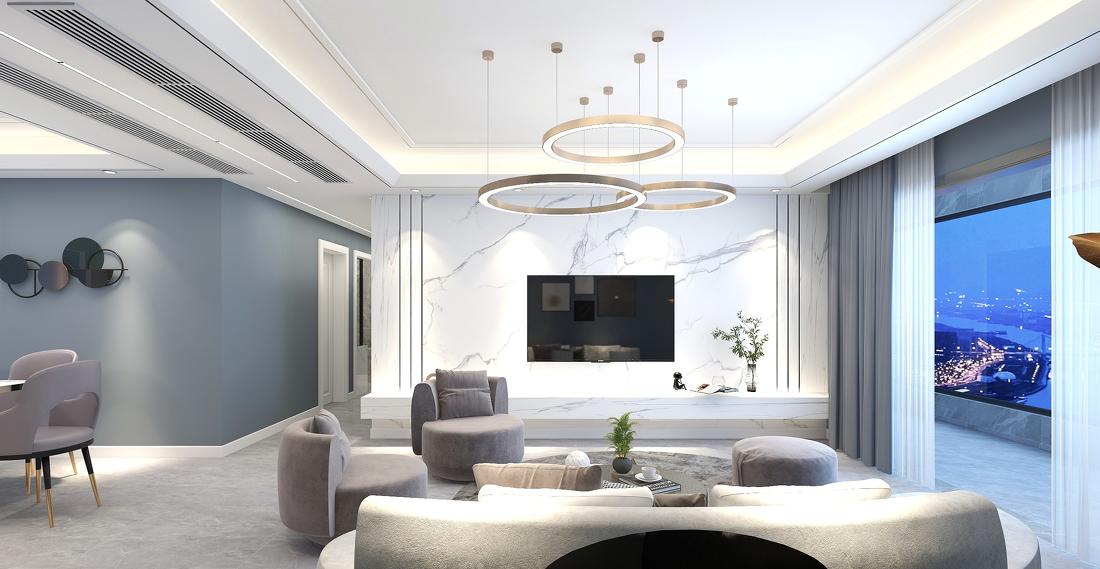 悟悦公馆 A 区室内设计-4