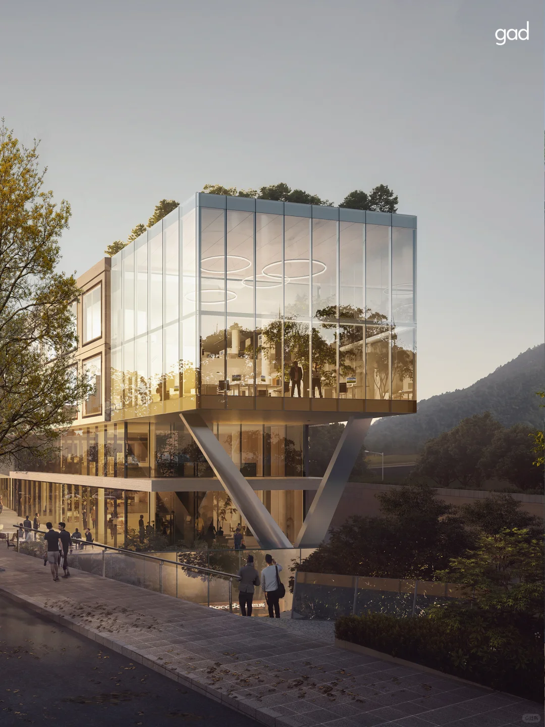 中标杭州天健总部项目丨中国杭州丨gad设计公司-9