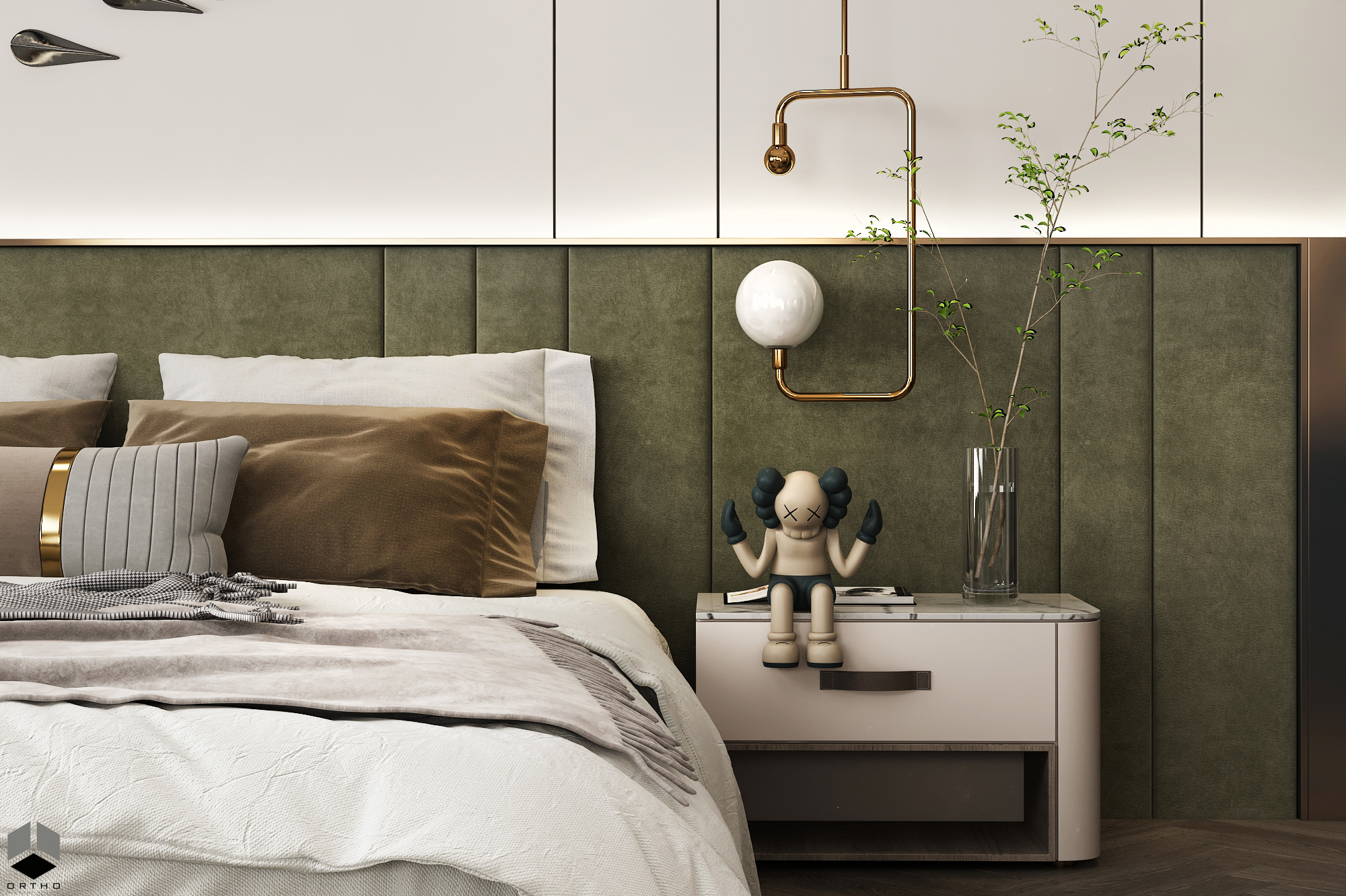 LUXURIOS MASTER BED ROOM & BABY AREA-4