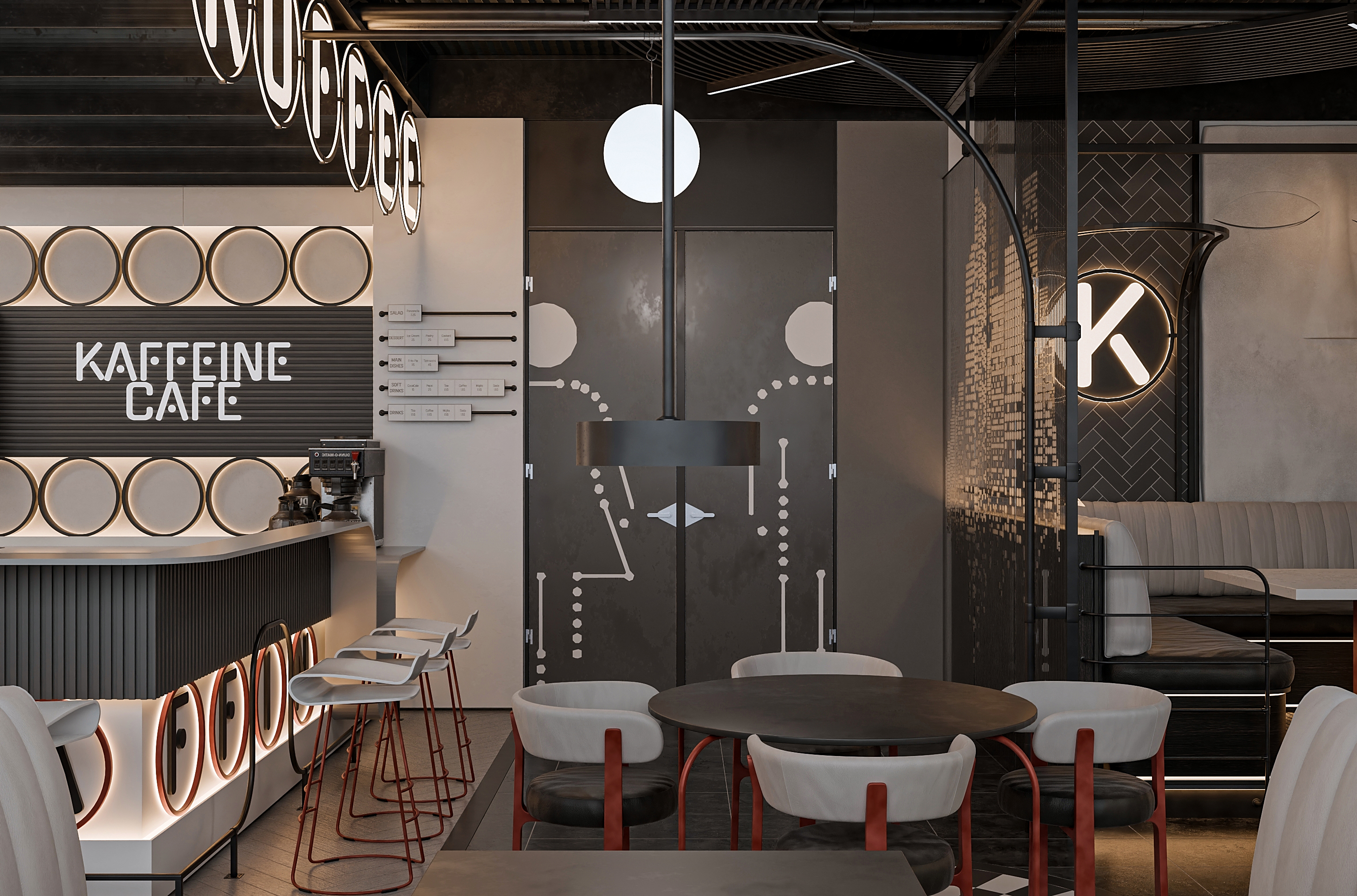 工业风咖啡店-18