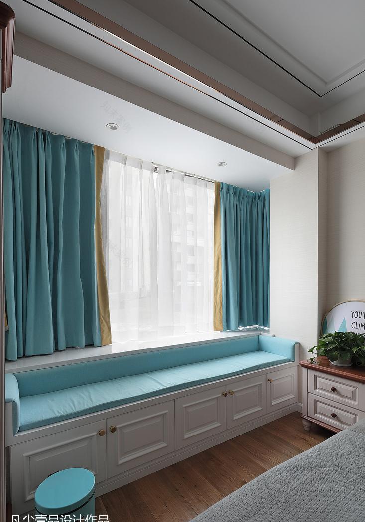 轻奢绿色玄关,精致山水空间-19