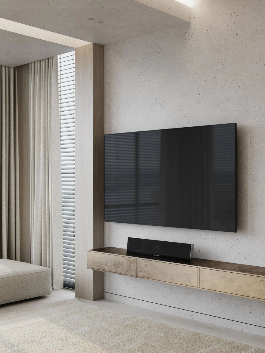 莫斯科简致素净的四口之家-36