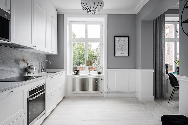 斯德哥尔摩 53 平米时尚冷色调公寓-12