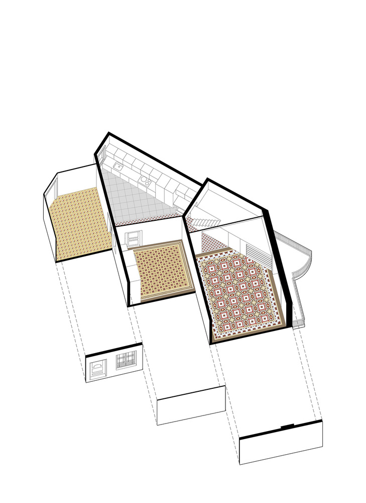 巴塞罗那角落公寓的灵活改造-30