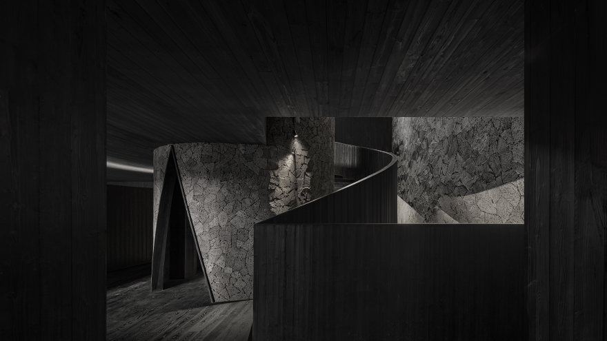 田间之上中国湘菜馆丨中国广州丨黑白木设计-79