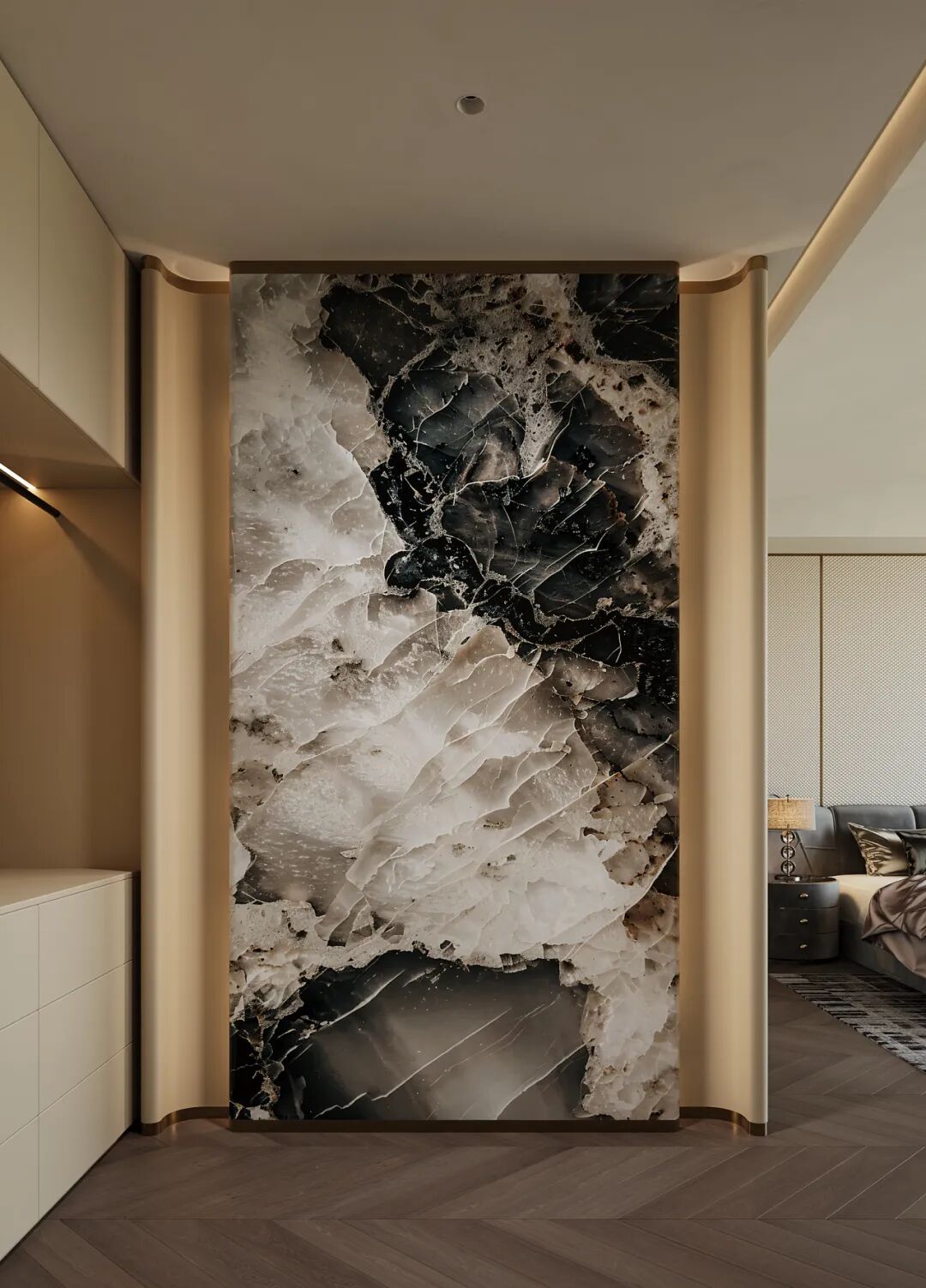 600㎡现代轻奢风丨浏河景苑丨中国湖南丨纵向·空间设计-57