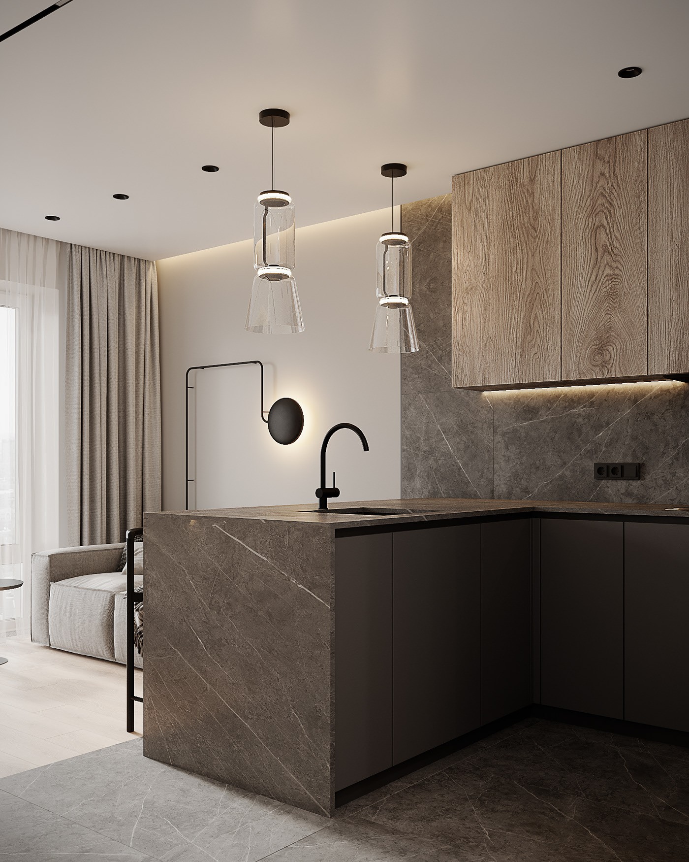 40㎡小空间公寓设计 超精致！-8