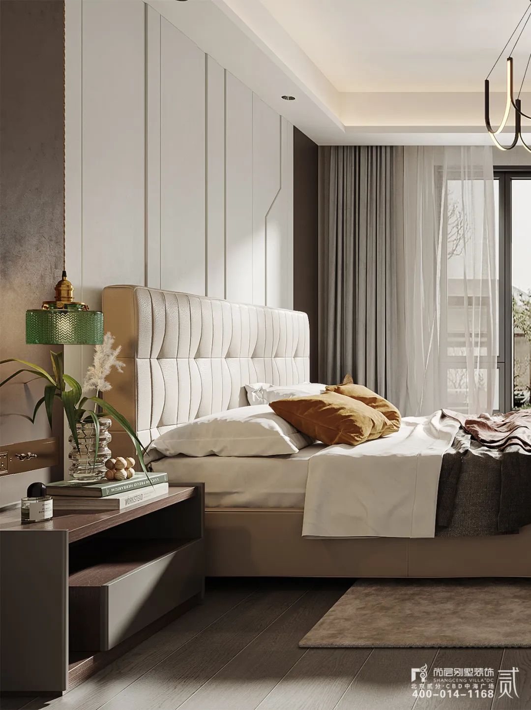 云河玉陛 x 尚层作品 | 300㎡现代简约住宅，探索生活，向心而居！-36