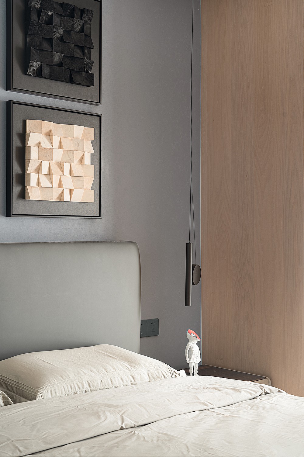 治愈系暖调现代简约丨中国杭州丨尔上空间设计团队-42