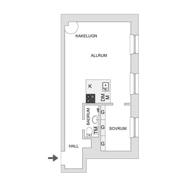 巧改厨房，蜗居变卧室 | 创新设计实现空间最大化利用-1