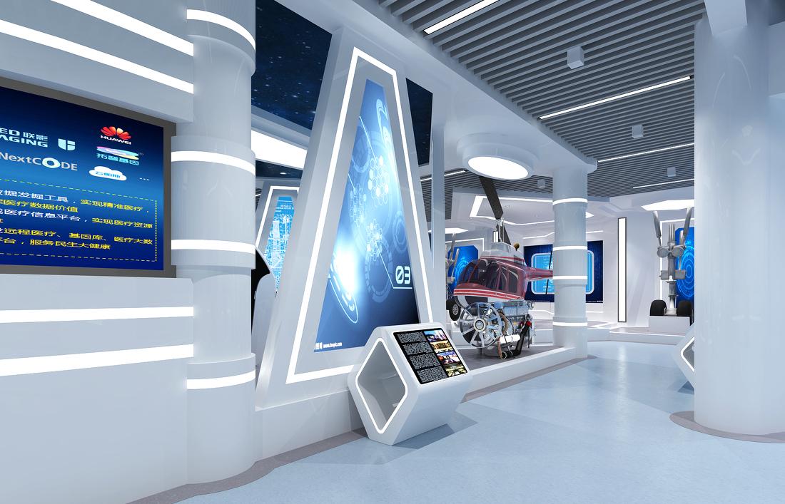 
工大航空学院展厅设计 -11