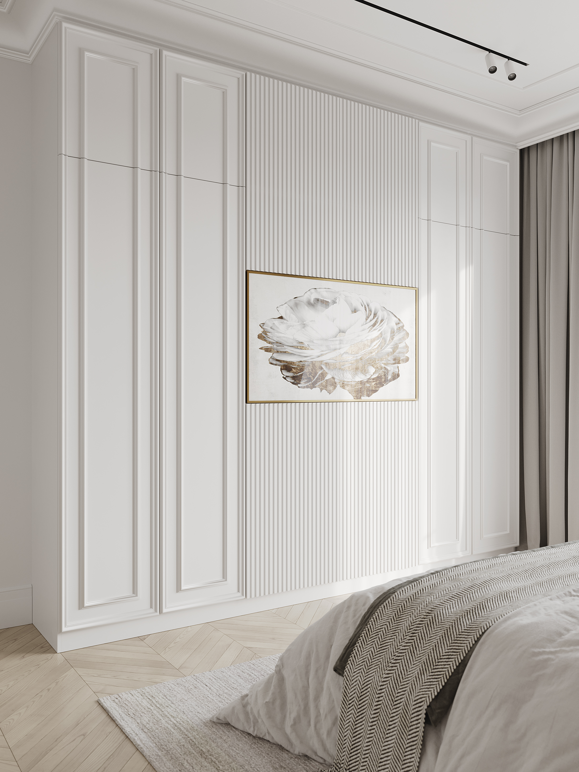 Esentai City Amaty 住宅卧室设计丨哈萨克斯坦阿拉木图丨I AM Render-13