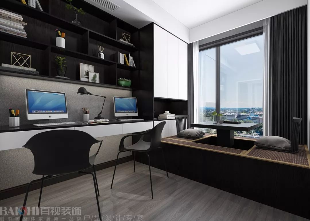 黑白灰的简约艺术 | 芜湖信达•外滩府 106㎡设计案例-35