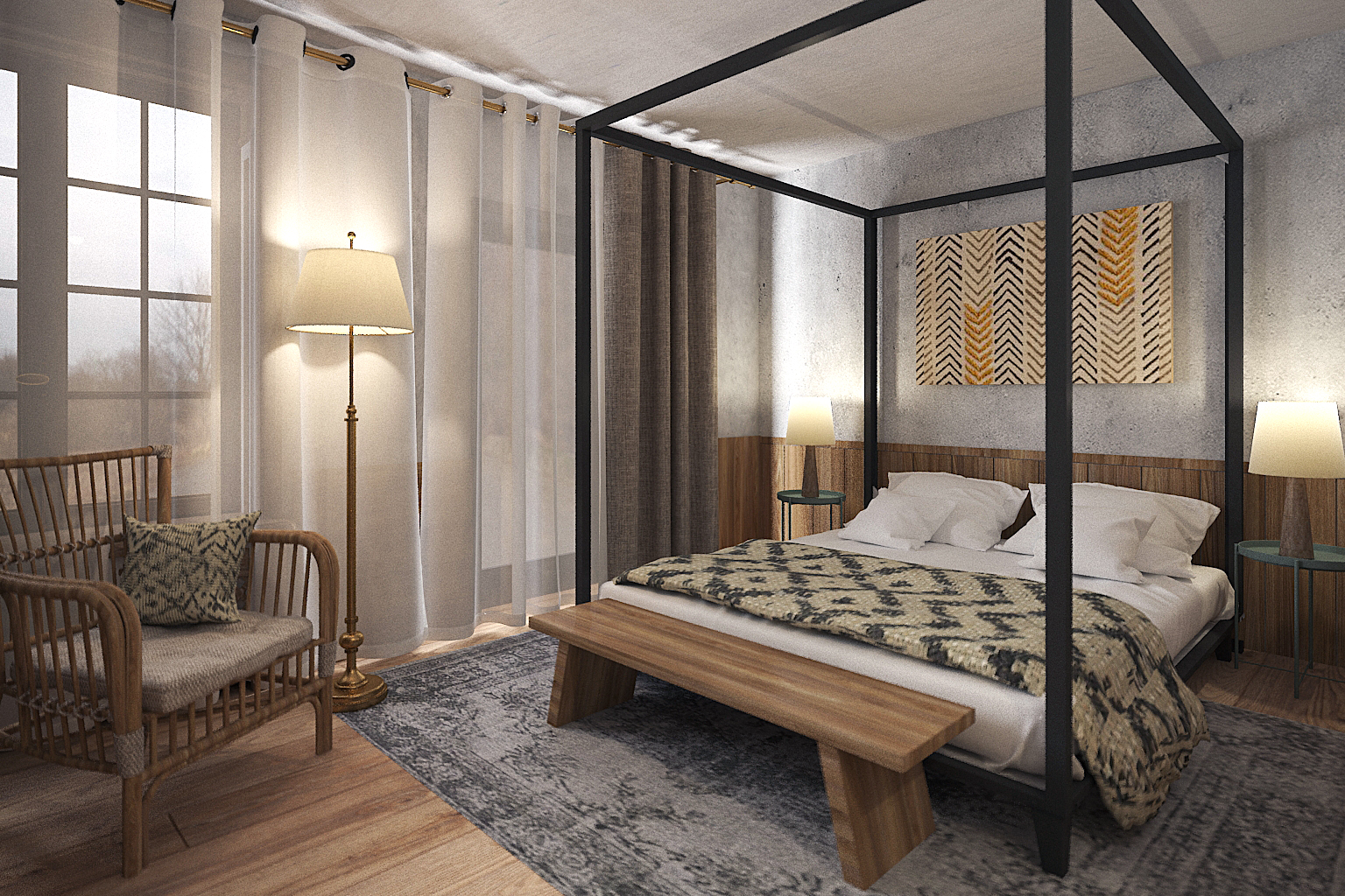 Oni Hotel 酒店大堂及客房设计丨Tika Sartania,Elene Ratishvili-12