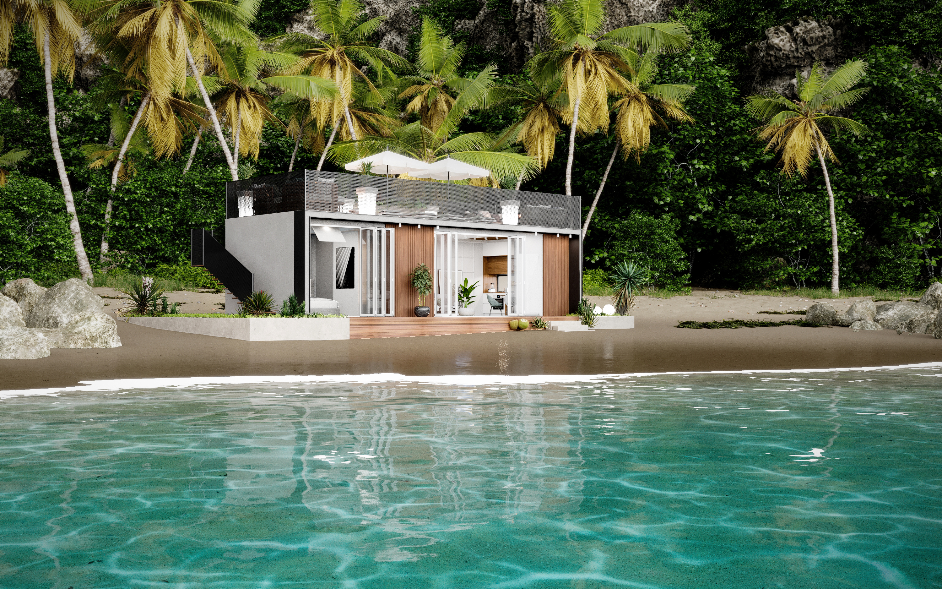 Modern Movable Cabinet with Flexible Interior Design-6