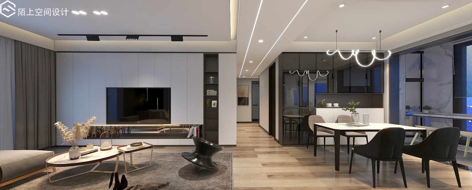 现代简约私人住宅设计丨中国武汉丨武汉陌上空间设计-3