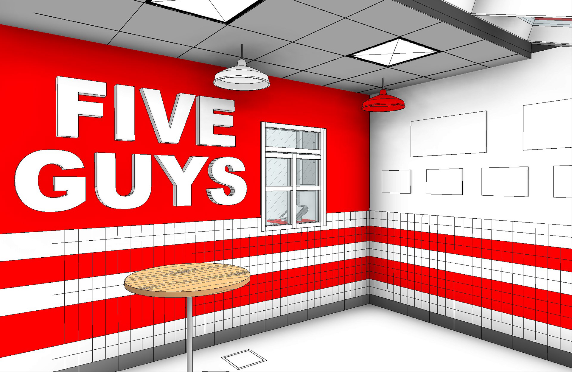 Five Guys· Penrith 快餐店设计丨澳大利亚新南威尔士丨Design Partnership Australia-80