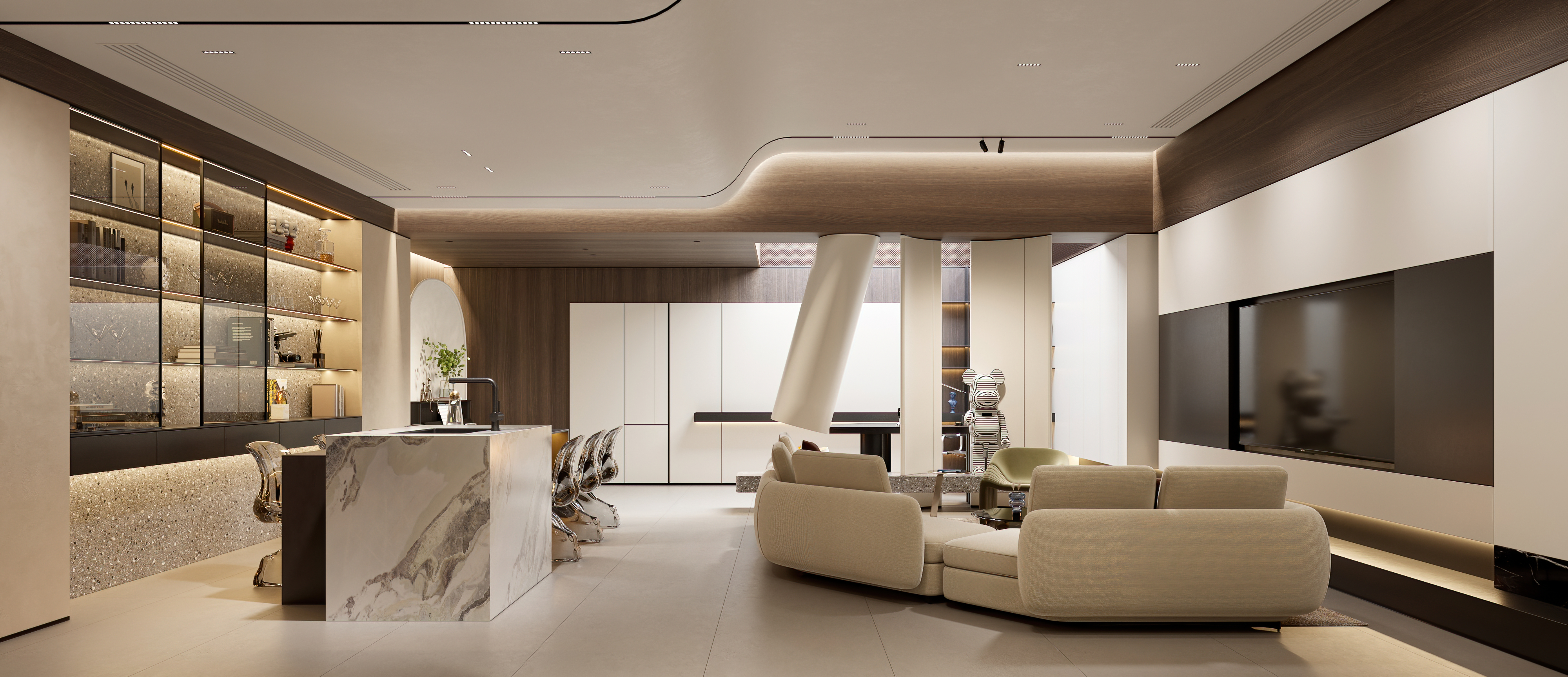 别墅地下室空间-6