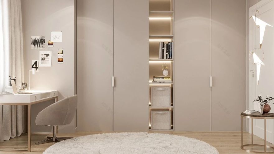 现代简洁的轻奢公寓-49