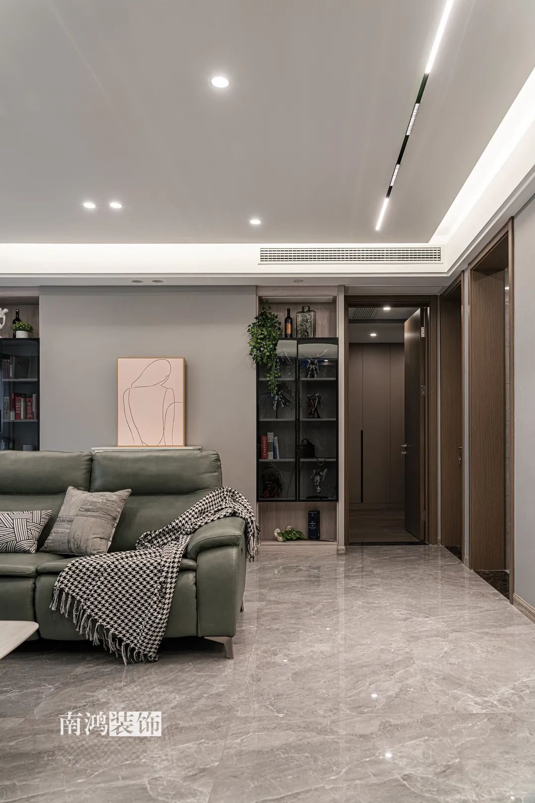 学成府 128㎡现代风格大平层设计丨浙江南鸿装饰-33