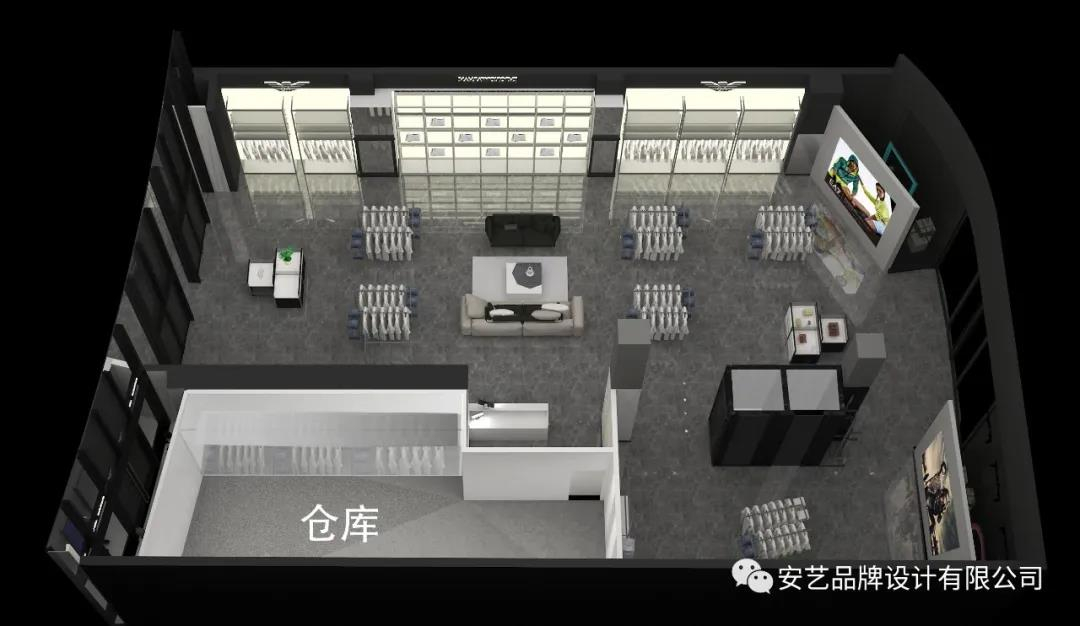 阿玛尼品牌服装店|安艺设计|佛山-47
